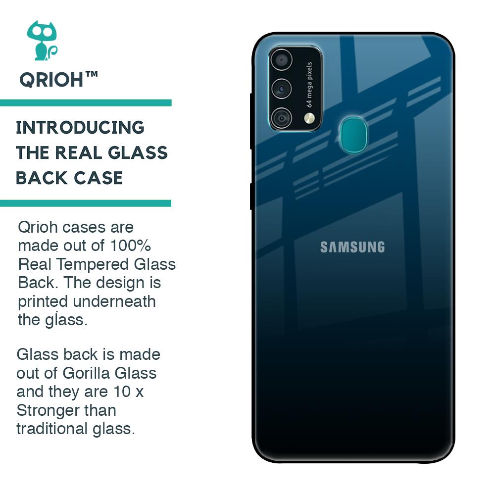 Sailor Blue Glass Case For Samsung Galaxy F41