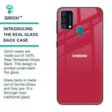 Solo Maroon Glass case for Samsung Galaxy F41