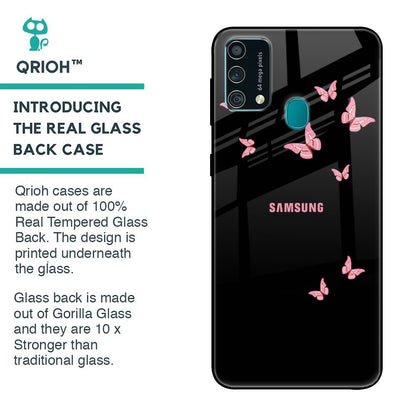 Fly Butterfly Glass Case for Samsung Galaxy F41