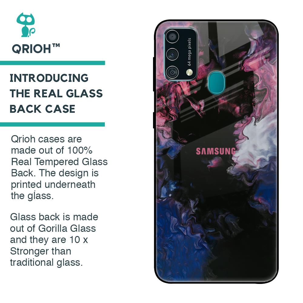 Smudge Brush Glass case for Samsung Galaxy F41
