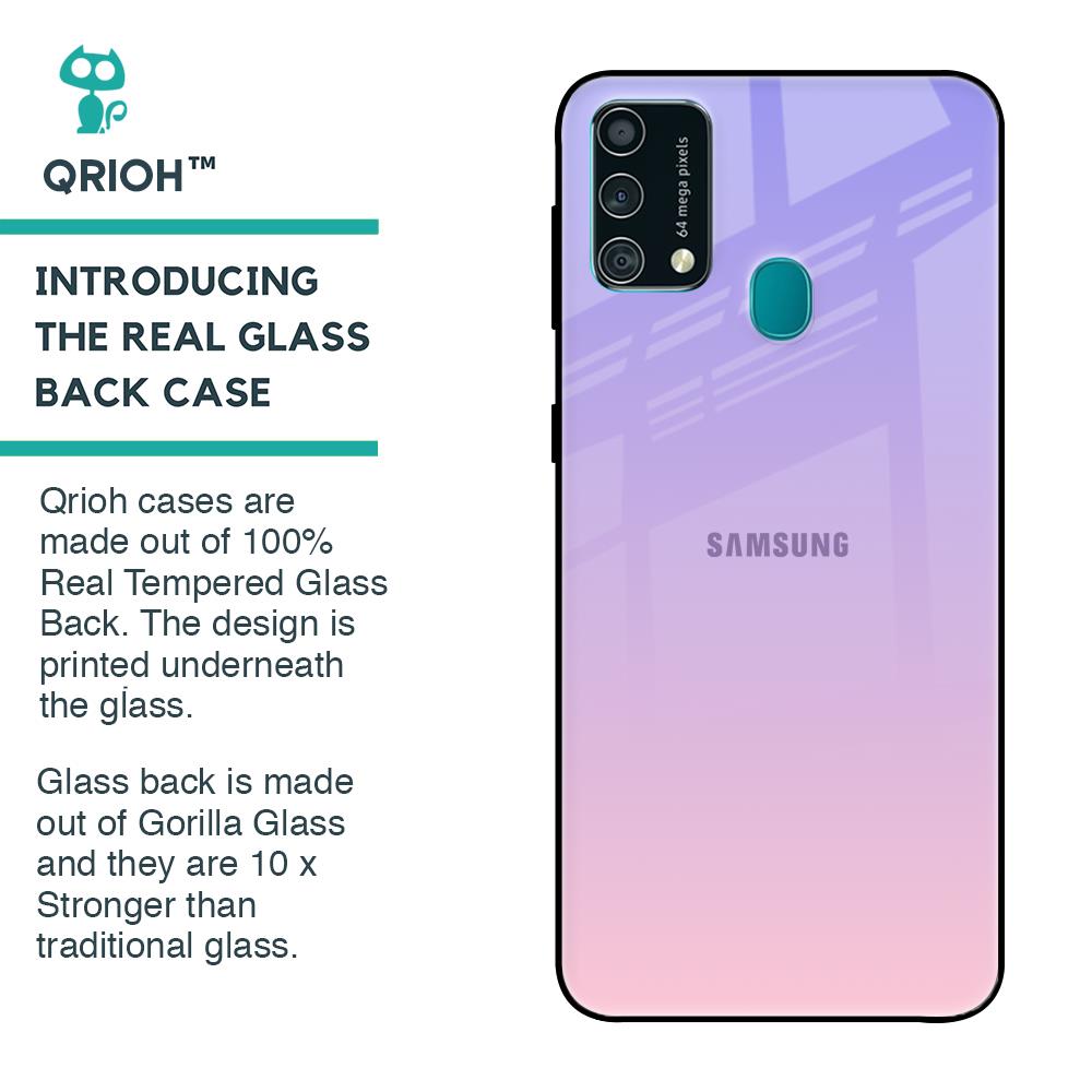 Lavender Gradient Glass Case for Samsung Galaxy F41