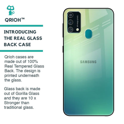 Dusty Green Glass Case for Samsung Galaxy F41