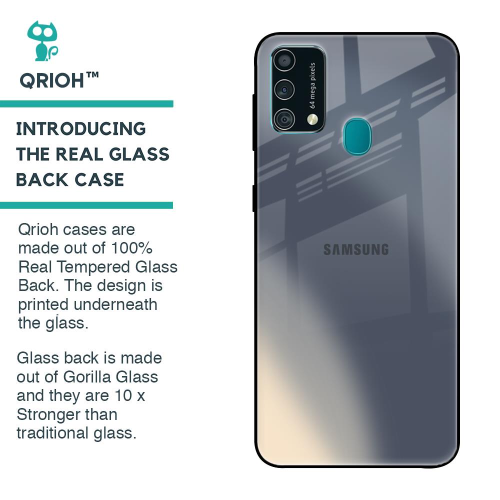 Metallic Gradient Glass Case for Samsung Galaxy F41