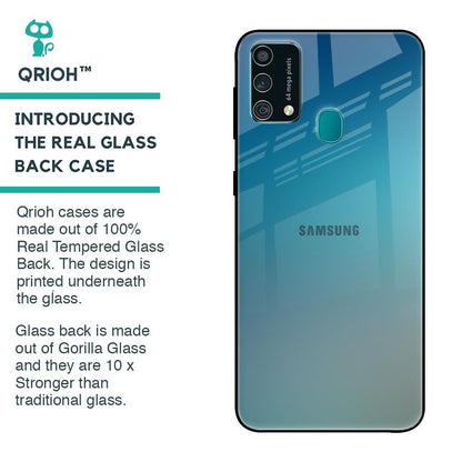 Sea Theme Gradient Glass Case for Samsung Galaxy F41