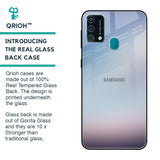 Light Sky Texture Glass Case for Samsung Galaxy F41