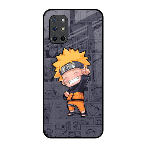 Orange Chubby OnePlus 8T Glass Back Cover Online