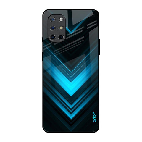 Vertical Blue Arrow OnePlus 8T Glass Back Cover Online