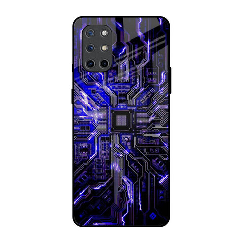 Techno Color Pattern OnePlus 8T Glass Back Cover Online