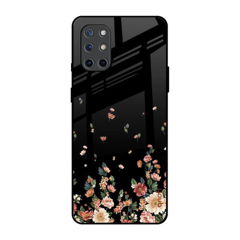 Floating Floral Print OnePlus 8T Glass Back Cover Online