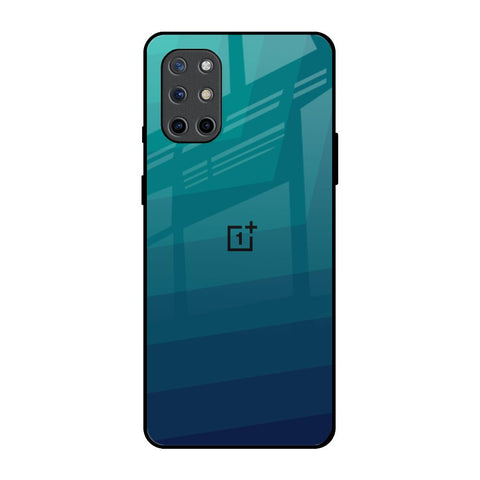 Green Triangle Pattern OnePlus 8T Glass Back Cover Online
