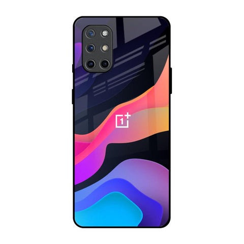 Colorful Fluid OnePlus 8T Glass Back Cover Online