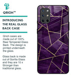 Geometric Purple Glass Case For OnePlus 8T