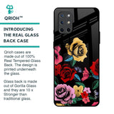 Floral Decorative Glass Case For OnePlus 8T