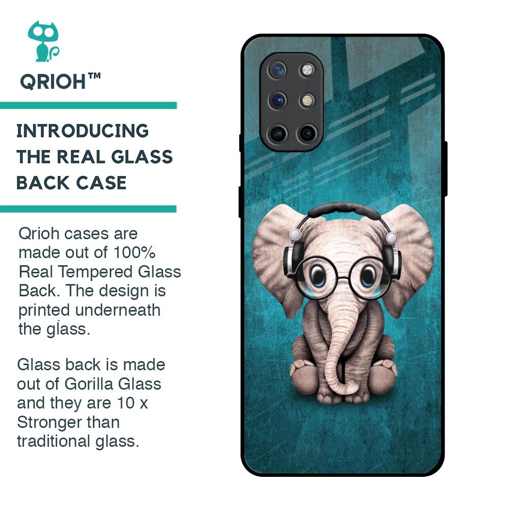 Adorable Baby Elephant Glass Case For OnePlus 8T