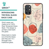 Abstract Faces Glass Case for OnePlus 8T