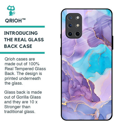 Alcohol ink Marble Glass Case for OnePlus 8T