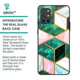 Seamless Green Marble Glass Case for OnePlus 8T