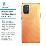 Orange Curve Pattern Glass Case for OnePlus 8T