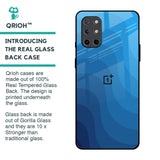 Blue Wave Abstract Glass Case for OnePlus 8T