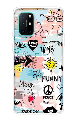 Happy Doodle OnePlus 8T Back Cover