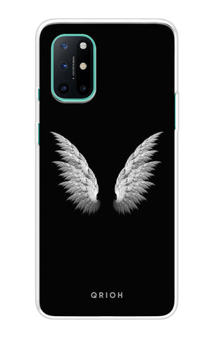 White Angel Wings OnePlus 8T Back Cover
