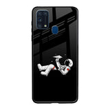 Space Traveller Samsung Galaxy M31 Prime Glass Back Cover Online