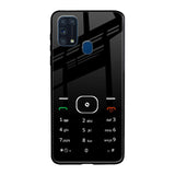 Classic Keypad Pattern Samsung Galaxy M31 Prime Glass Back Cover Online