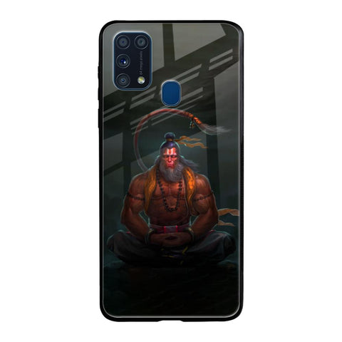Lord Hanuman Animated Samsung Galaxy M31 Prime Glass Back Cover Online