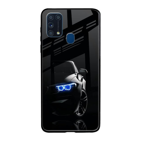 Car In Dark Samsung Galaxy M31 Prime Glass Back Cover Online