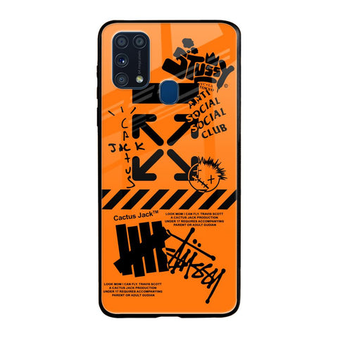 Anti Social Club Samsung Galaxy M31 Prime Glass Back Cover Online