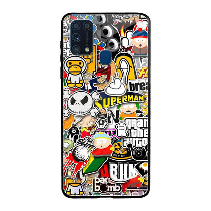 Boosted Samsung Galaxy M31 Prime Glass Back Cover Online