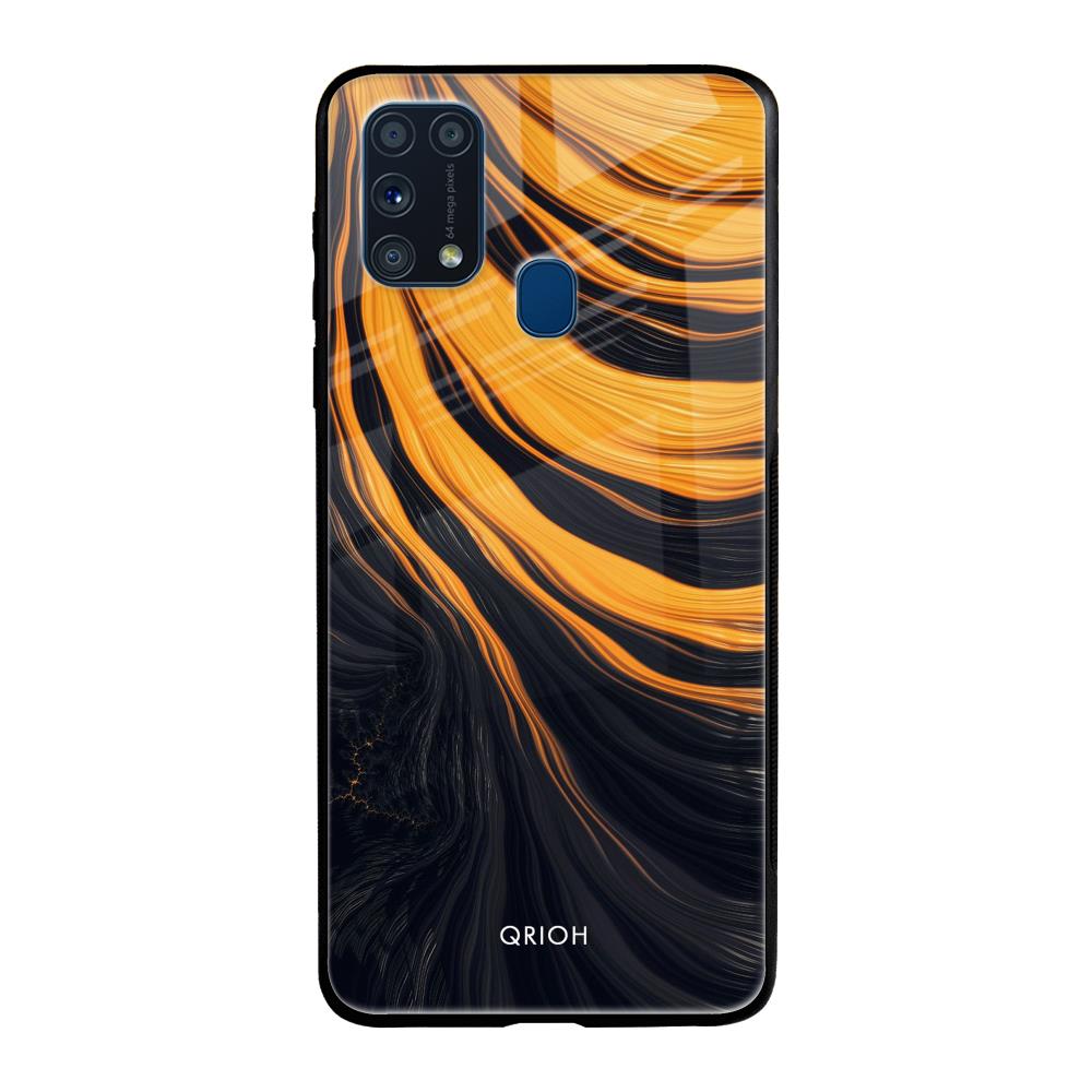 Sunshine Beam Samsung Galaxy M31 Prime Glass Back Cover Online