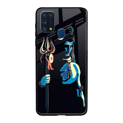 Mahakal Samsung Galaxy M31 Prime Glass Back Cover Online