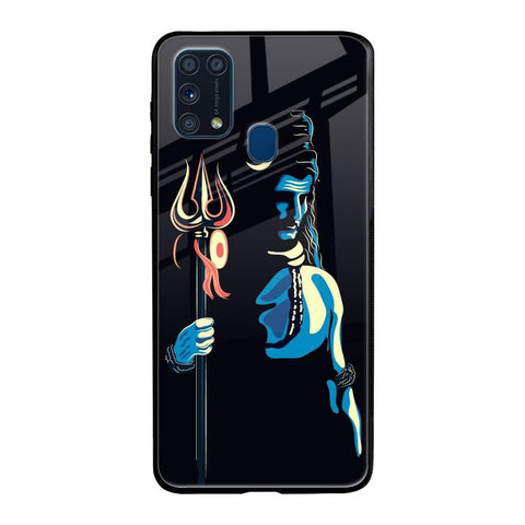 Mahakal Samsung Galaxy M31 Prime Glass Back Cover Online