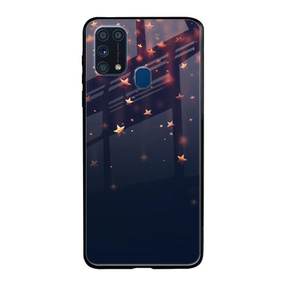 Falling Stars Samsung Galaxy M31 Prime Glass Back Cover Online