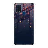 Falling Stars Samsung Galaxy M31 Prime Glass Back Cover Online