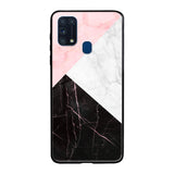 Marble Collage Art Samsung Galaxy M31 Prime Glass Back Cover Online