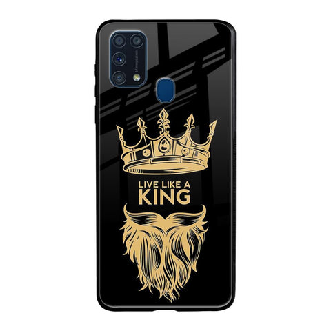 King Life Samsung Galaxy M31 Prime Glass Back Cover Online