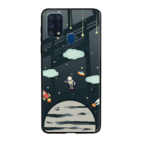 Astronaut Dream Samsung Galaxy M31 Prime Glass Back Cover Online