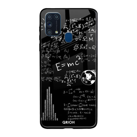 Funny Math Samsung Galaxy M31 Prime Glass Back Cover Online