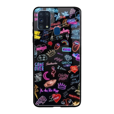 Accept The Mystery Samsung Galaxy M31 Prime Glass Back Cover Online