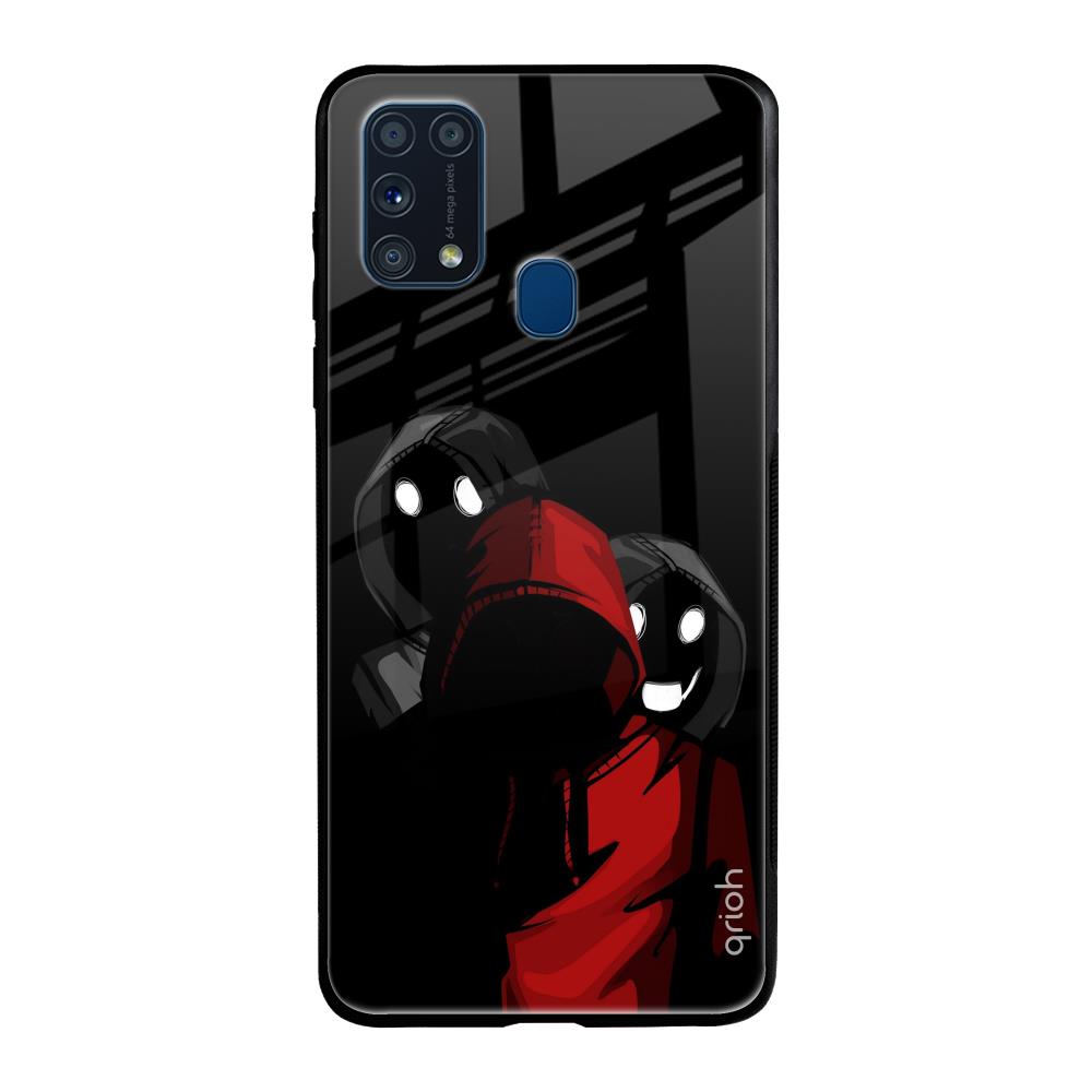 Shadow Character Samsung Galaxy M31 Prime Glass Back Cover Online