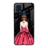 Fashion Princess Samsung Galaxy M31 Prime Glass Back Cover Online