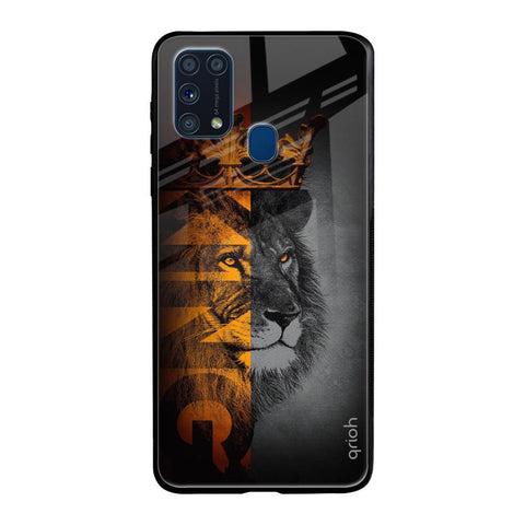King Of Forest Samsung Galaxy M31 Prime Glass Back Cover Online