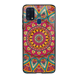Elegant Mandala Samsung Galaxy M31 Prime Glass Back Cover Online