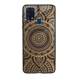 Luxury Mandala Samsung Galaxy M31 Prime Glass Back Cover Online