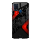 Modern Camo Abstract Samsung Galaxy M31 Prime Glass Back Cover Online