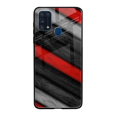 Soft Wooden Texture Samsung Galaxy M31 Prime Glass Back Cover Online