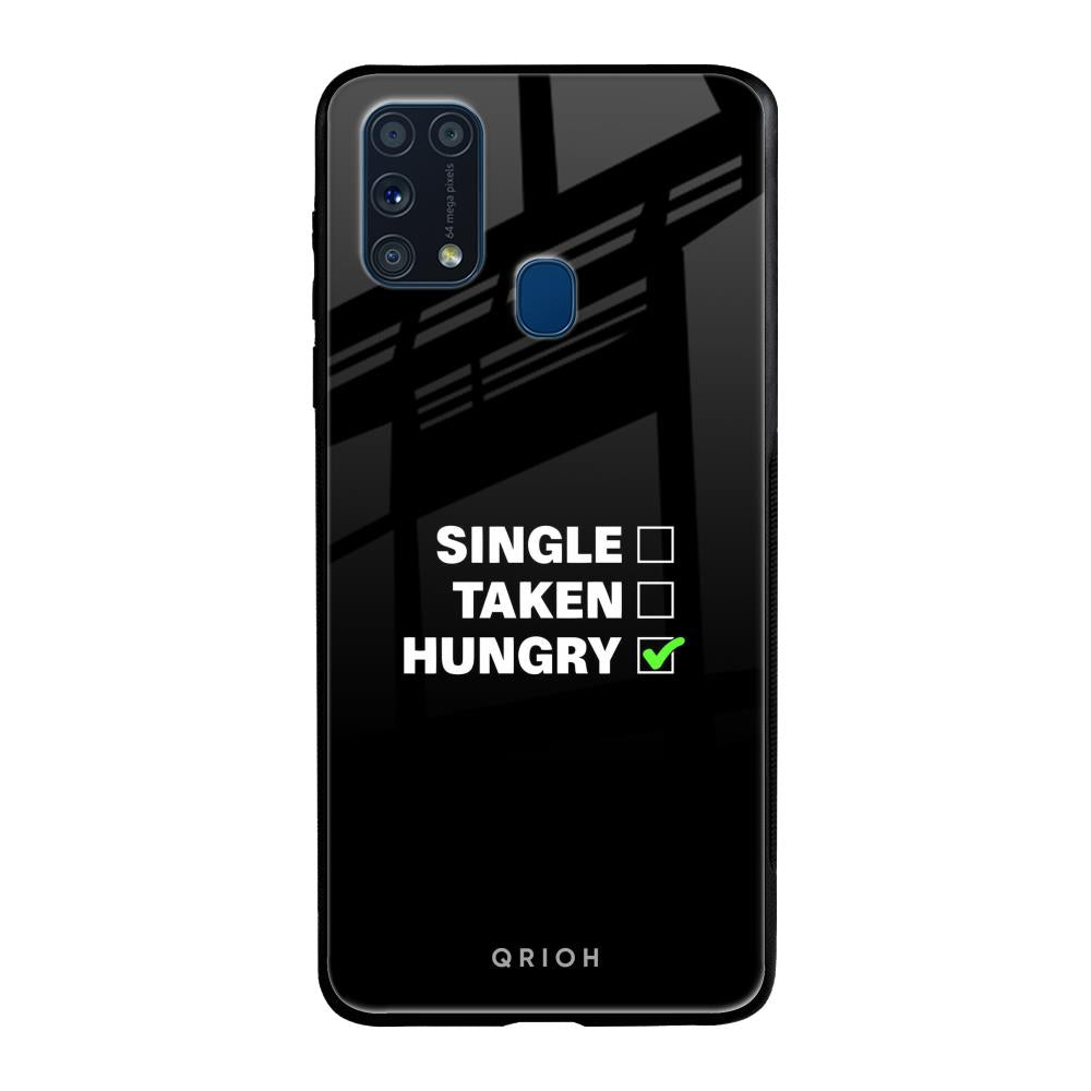 Hungry Samsung Galaxy M31 Prime Glass Back Cover Online
