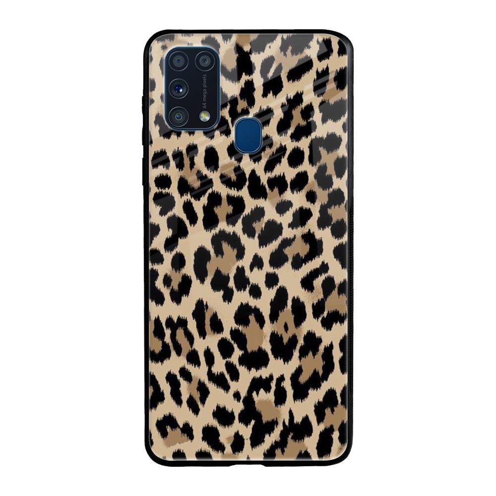 Leopard Seamless Samsung Galaxy M31 Prime Glass Cases & Covers Online